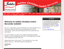 Tablet Screenshot of jubileechristiancentre.org.uk